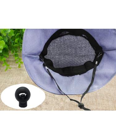 100 Pcs Black Plastic Spring Cord Locks for Backpacks & DIY Handmade Projects - Buy Online on GoSupps.com