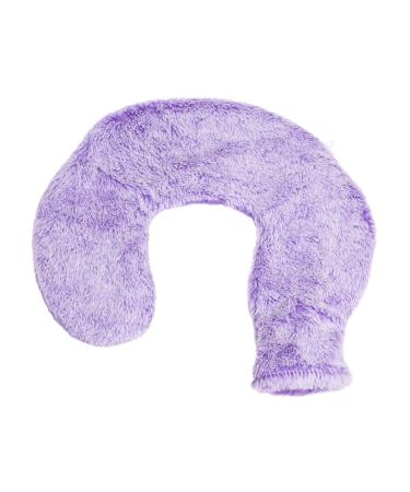 Bauer Professional 63709 Neck and Shoulder Hot Water Bottle / Ease Pain Soothe Headaches and Relax Muscles / Washable Soft Faux Fur Cover / Purple Purple Faux Fur Cover