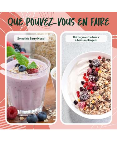 Berry Muesli - 325g. Oat and Rye Muesli with Dried Fruits such as Cherry Red Currant Strawberry and Raspberry. - Buy Online on GoSupps.com