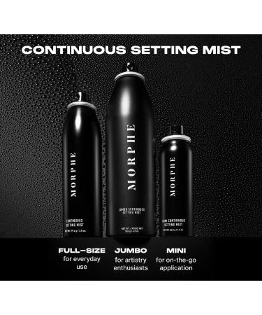 Morphe Continuous Setting Mist - Micro-Fine Makeup Setting Spray with a Natural Radiant Finish - Helps Makeup Resist Caking or Fading & Increases Wear of Foundation (2.8 fl oz) - Buy Online on GoSupps.com