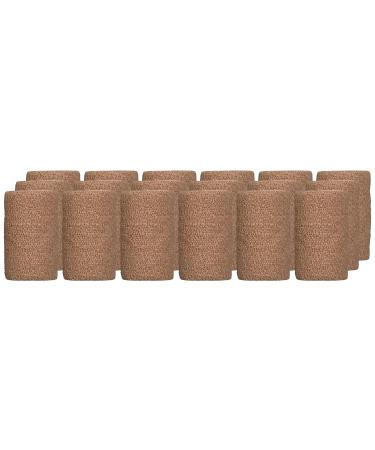 3M Health Care 1584 Coban Self-Adherent Wrap Elastic 5 yd. L x 4 W Tan - Pack of 18 - Buy Online on GoSupps.com