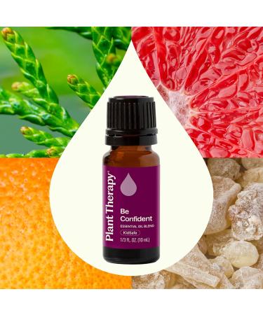 Plant Therapy Be Confident Essential Oil Blend 10 mL (1/3 oz) 100% Pure Essential Oils Undiluted Great for Diffusing or DIYs Boost Confidence - Buy Online on GoSupps.com
