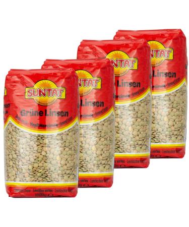 Suntat - Oriental green lentils from Turkey in a set of 4 x 1 kg
