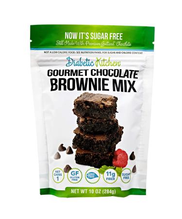 Diabetic Kitchen Gourmet Chocolate Brownie Mix 10 oz (284 g)