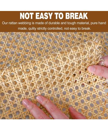 18 Width Rattan Pressed Cane Webbing Sheet - Natural Rattan Material Roll for Caning Projects - DIY Supplies - 18W x 40L - Buy Online on GoSupps.com