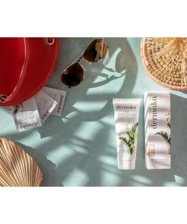 Dermaka Anti-Aging Sunscreen SPF 42 - Mineral-Based Lightly Tinted Sunscreen with Aloe Vera & Zinc Oxide - 3.4oz Water Resistant 80 min for All Skin Types - Buy Online on GoSupps.com