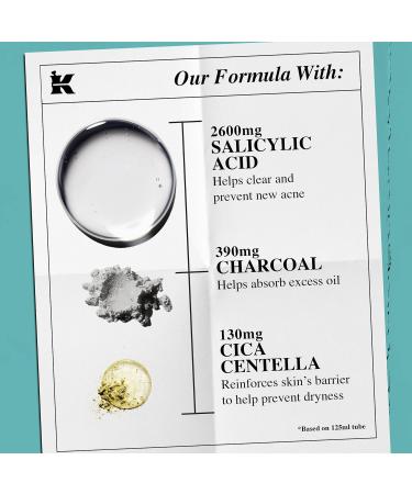 Kiehl s Acne-Treating Cleansing Paste with Salicylic Acid Multi-Use Product for Cleanser Spot Treatment and Face Mask Non-Drying for All Skin Types 4.2 Fl. Oz - Buy Online on GoSupps.com