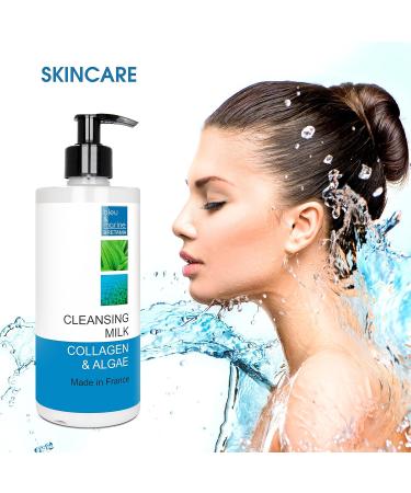 Bleu & Marine Bretania Facial Cleansing Milk | Algae & Collagen | Makeup Remover | Nourishing & Anti-Aging | Suitable for All Skin Types 200ml - Buy Online on GoSupps.com