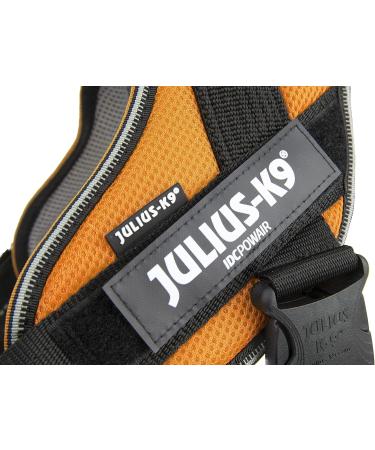 Julius-K9 IDC Powair Dog Harness 2XL/3 - Premium Orange Dog Gear for Ultimate Comfort and Control - Buy Online on GoSupps.com