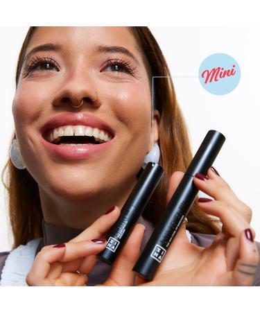 3INA MAKEUP - The 24H Level Up Mascara 900 (mini) - Black Mascara - Lengthening and Shaping Effect - Travel Size Mascara - Mascara for Sensitive Eyes - Vegan - Cruelty Free - Buy Online on GoSupps.com