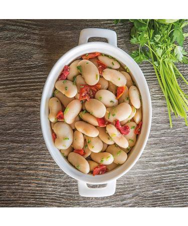 Divina Giant White Beans Vinaigrette - 4.4 Lb. | Premium Quality Greek Beans in Tangy Vinaigrette Dressing - Buy Online on GoSupps.com