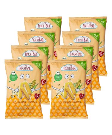 Fertile Organic Crispy Sticks with Corn & Cheese - 8-Pack Sugar & Salt-Free Snack for Babies 12+ Months & Kids 8 x 30g - Buy Online on GoSupps.com