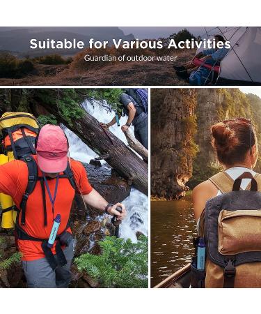 Membrane Solutions Straw Water Filter - Portable Survival Filtration Gear for Emergency Preparedness & Outdoor Activities - Buy Online on GoSupps.com