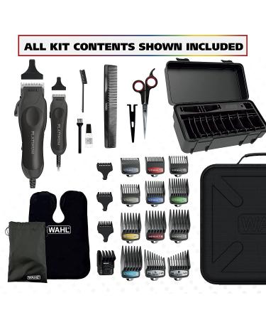 Wahl Clipper Pro Series Platinum Haircutting Combo Kit with Premium Shears - Buy Online on GoSupps.com