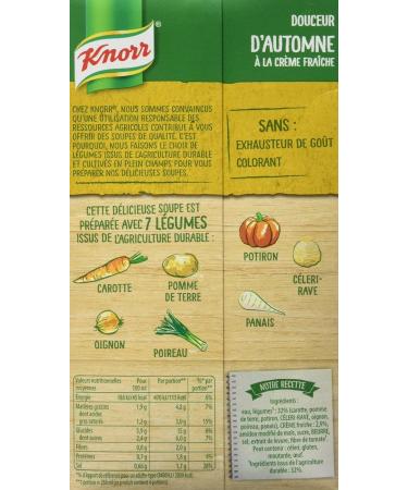 Knorr Les Classiques Liquid Soup Autumn Sweetness Cr me Fra che Made in France 1L - Buy Online on GoSupps.com