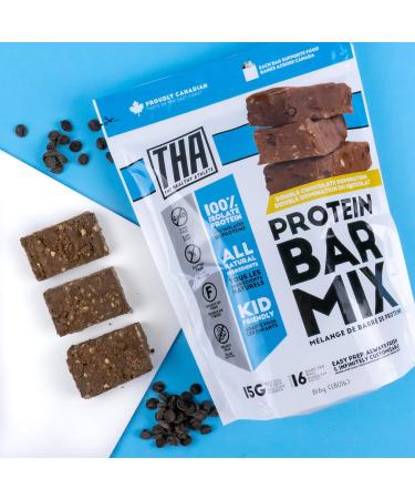 Healthy Double Chocolate baking mix 15grams isolate fibre Source GlutenFree - Makes 16 delicious bars - Buy Online on GoSupps.com