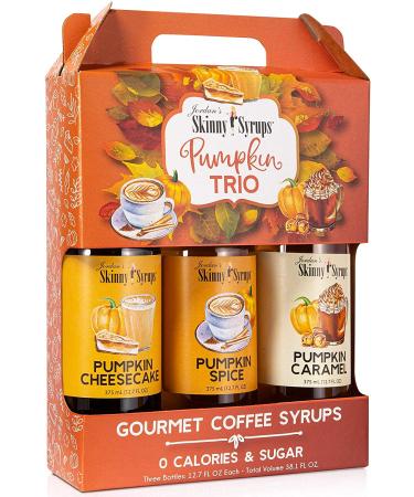Jordans Sugar Free Skinny Syrups 3 Pack: Pumpkin Spice  Pumpkin Caramel  Pumpkin Cheesecake - Buy Online on GoSupps.com