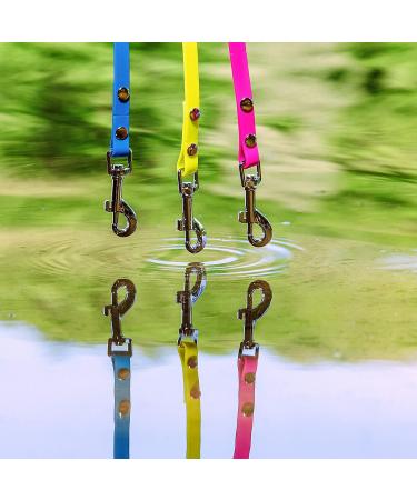 5m Neon Yellow Dog Leash - Extra Narrow Dirt & Water Repellent Towline for Small Dogs - Buy Online on GoSupps.com