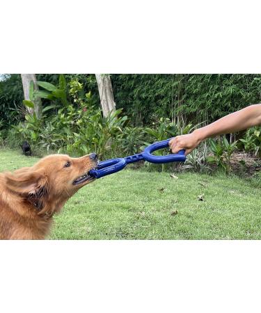 Superchewy Tough Tug Pull Toy for Dogs | Durable Natural Rubber | Interactive & Ultra Hard-Wearing | 38cm 450g | Lifelong Guarantee - Buy Online on GoSupps.com