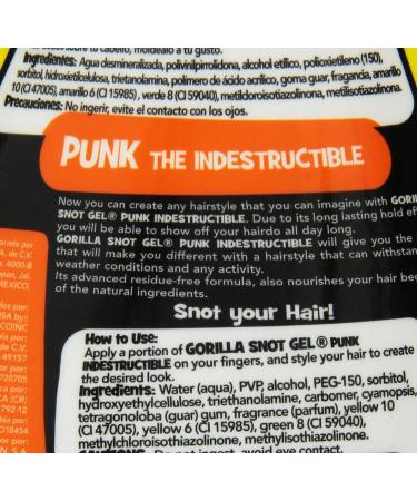 Moco De Gorila Gel Extreme Hold 340g (Yellow) - Strongest Hold Hair Gel - Buy Online on GoSupps.com
