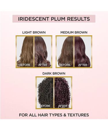 L'Oreal Paris Le Color Gloss In-Shower Toning Hair Gloss 4oz - Plum Purple - Neutralizes Brass, Boosts Shine - Deep Plum - Buy Online on GoSupps.com