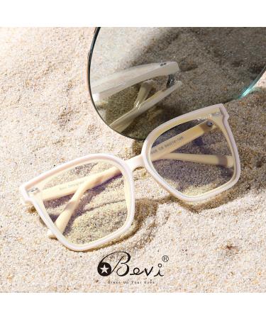 Bevi Stylish Blue Light Blocking Glasses - Reduce Eye Strain Headaches & Glare for Men & Women - Buy Online on GoSupps.com