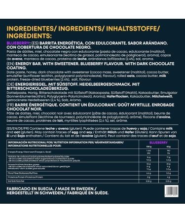 EVOTION PRO Energy Bar - Pack of 5 at 45g Tasty and Nutritious Instant Energy Specialized Sports Nutrition Formulation Nut Free Blueberries - Buy Online on GoSupps.com