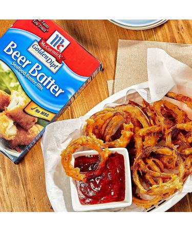 Golden Dipt Beer Batter Mix for Seafood - 10 Oz (Pack of 3) | Perfect Crispy Coating - Buy Online on GoSupps.com