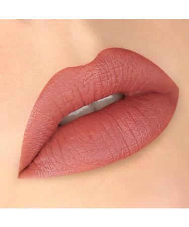Luxvisage Ultra Matte Long-Lasting Liquid Lipstick - Shade 27 Flirt Peach with Vitamin E - Buy Online on GoSupps.com