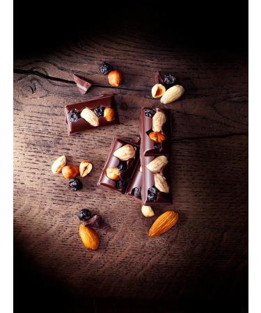  LES RECETTES DE L ATELIER Nestl Les Recettes de L'Atelier - Dark Chocolate Blueberries Hazelnuts Almonds - 170g bar - Buy Online on GoSupps.com