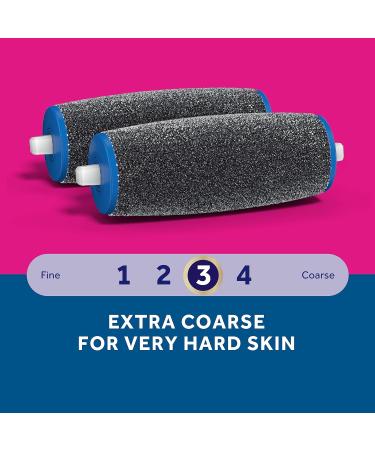 Amope Pedi Perfect Extra Coarse Rollers - 2 Count | Foot File Refills for Hard & Dead Skin - Buy Online on GoSupps.com