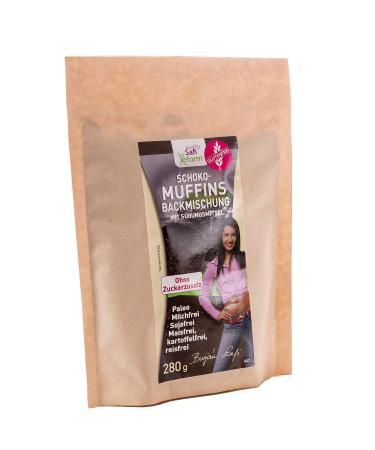 Three-Pack Healthy Chocolate Muffin & Cake Mix | Gluten-Free Lactose-Free Paleo | Szafi Reform | 3x280g | No Preservatives or Dyes - Buy Online on GoSupps.com
