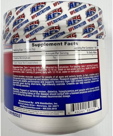 Buy APS Nutrition Creatine Monohydrate - 500g | Fast International Shipping - Buy Online on GoSupps.com