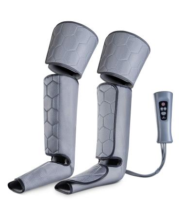 Leg Massager, Foot and Leg Massager Circulation & Relaxation - Asbl Size - Air Compression Leg Massager, Foot, Calf, Thigh Massager - Leg Massager Has 4 Intensities with 6 Modes - Reliefs Pain