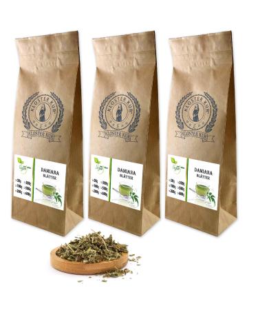 VITA IDEAL Vegan Turnera Diffusa herb (Turnera Aphrodisiaca Turnera Pringei) 3x200g purely natural without additives.