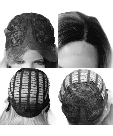 CAISHA 70cm Lace Front Wig - Long Heat-Resistant Synthetic Ombr Gray Fashion Wig #3534 LFW1004 - International Shipping Available - Buy Online on GoSupps.com