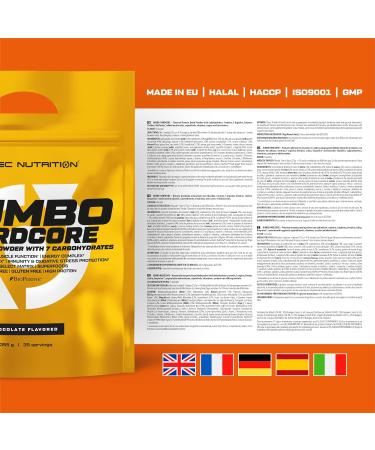 Scitec Nutrition Jumbo Hardcore High Protein Weight Gainer with Amino Select Matrix Superfoods Creatine and 7 Carbohydrates Gluten and Lactose Free 5355 g Chocolate - Buy Online on GoSupps.com