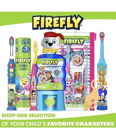 Firefly Light-Up Timer Kids Toothbrush 2 Pack - Soft Bristles with Suction Cup | Assorted Colors - Buy Online on GoSupps.com
