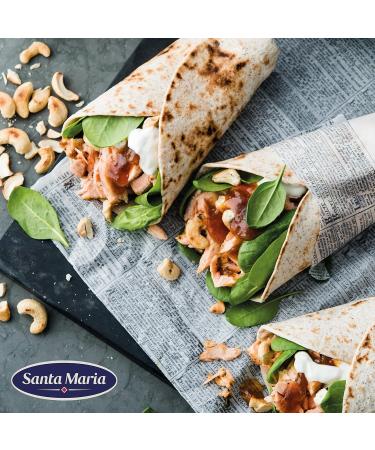 Santa Maria Whole Wheat Tortilla 320g | Flavorful Whole Grain Wraps | Perfect for Kids' Birthdays Lunches and Picnics - Shop Internationally! - Buy Online on GoSupps.com