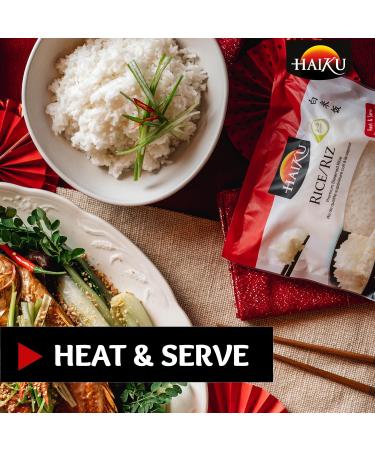 HAIKU Pre-Cooked Rice Premium Asian Cuisine Instant Rice 300g - Buy Online on GoSupps.com