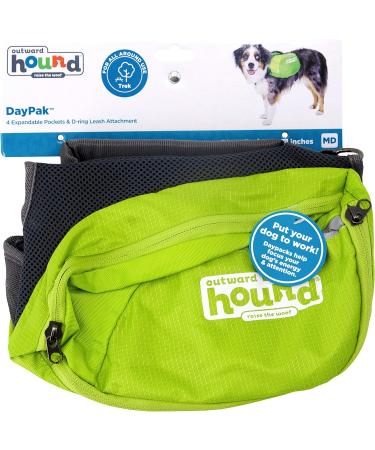 Outward Hound DayPak Green Dog Saddleback Backpack Medium Green M (Pack of 1) - Buy Online on GoSupps.com