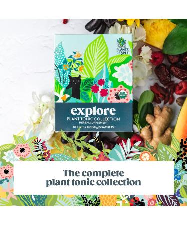 Plant Tonic Collection: 100% Organic Superfood Sample Pack - 1.7 oz (Pack of 5) - Buy Online on GoSupps.com