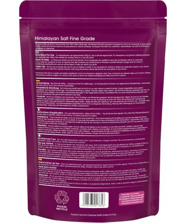 Himalayan Salt Fine Grade 3kg - Zero Additives Suitable for Cooking and Detoxification Vegan and Vegetarian by Clearwave Health (3 Kg) - Buy Online on GoSupps.com