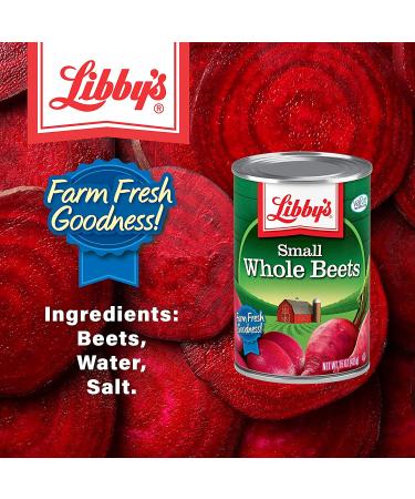 Libby's Small Whole Beets Cans 15oz (Pack of 12) - Premium Quality Beets - Buy Online on GoSupps.com