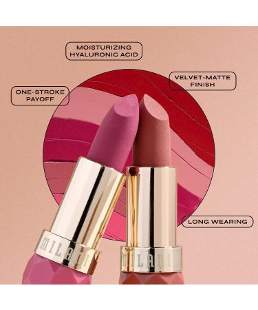 Milani Color Fetish Matte Lipstick in Poppy - Long-Lasting Formula for Bold and Beautiful Lips - Buy Online on GoSupps.com