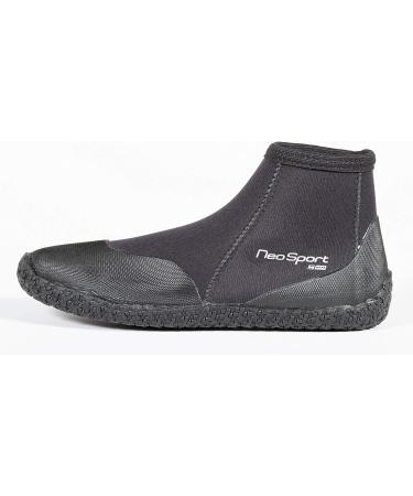 NeoSport Wetsuits 5mm Premium Neoprene Low Top Pull On Boot - Black | Water Shoes for Surfing & Diving - Buy Online on GoSupps.com