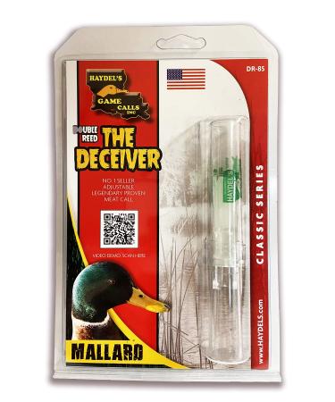 Haydel's Game calls Inc. DR-85 Mallard Duck Call for Hunting, Double Reed, Adjustable. Legendary Proven Meat Call