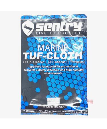 Sentry Solutions Marine Tuf-Cloth Pouch 12" x 12" lint free cloth Blue