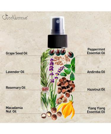 Just Nutritive Women's Hair Treatment Oil - Nourishing & Strengthening for Thinning Hair 4 oz - SLS & Chemical Free Ideal for Hair Loss Regrowth - Buy Online on GoSupps.com