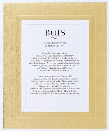 Bois 1920 CLASSIC Eau De Parfume Spray 3.4 Ounce - Buy Online on GoSupps.com